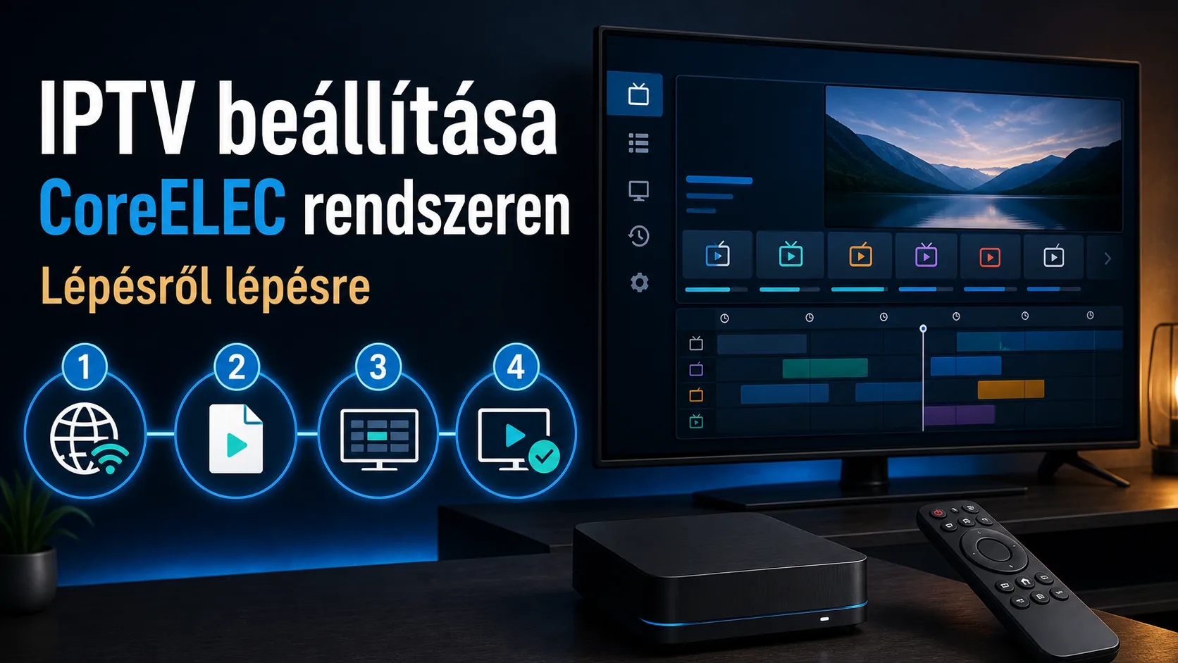 coreelec iptv — IPTV beállítása CoreELEC rendszeren lépésről lépésre