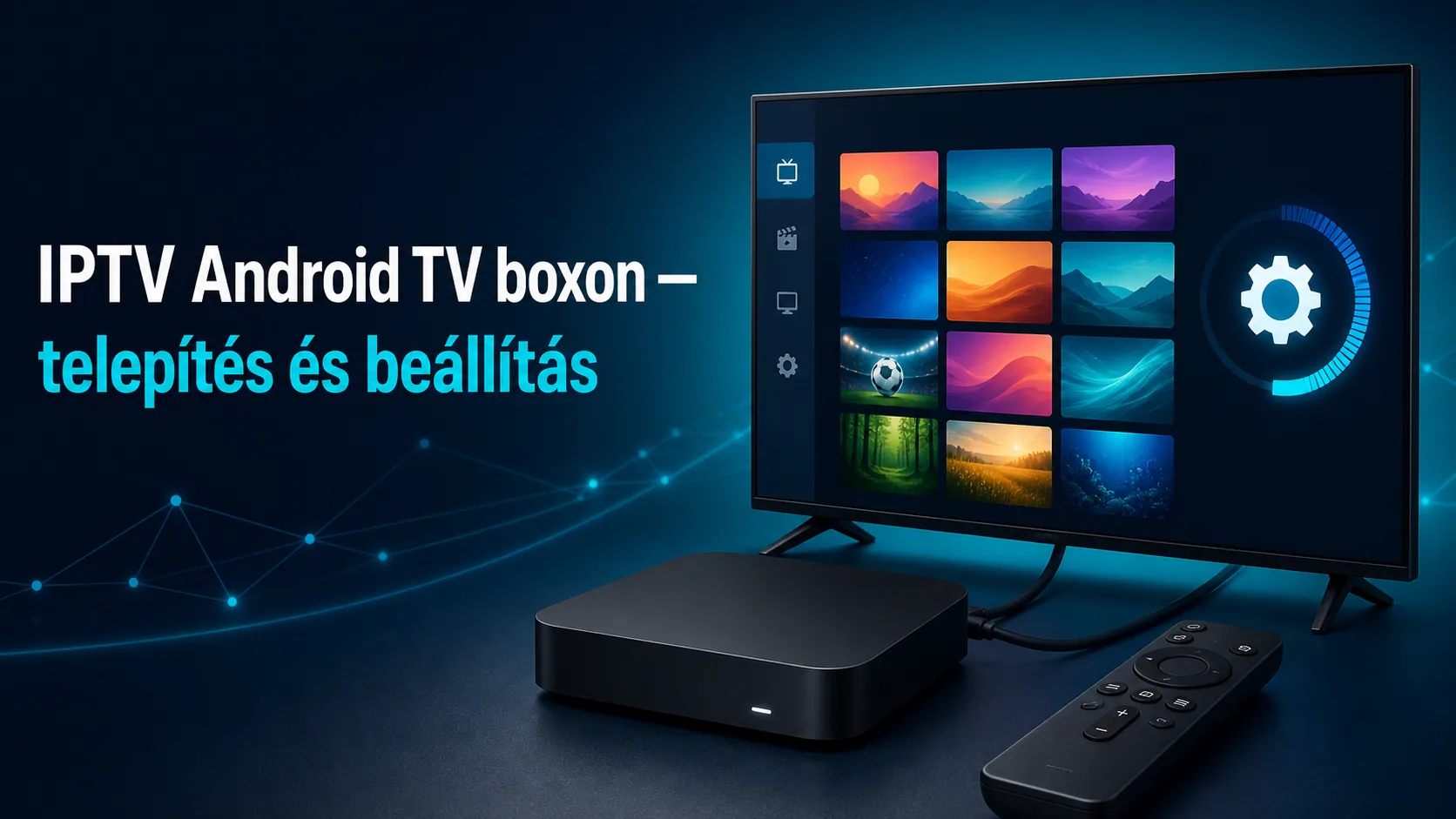 iptv android box beállítás — IPTV Android TV boxon — telepítés és beállítás