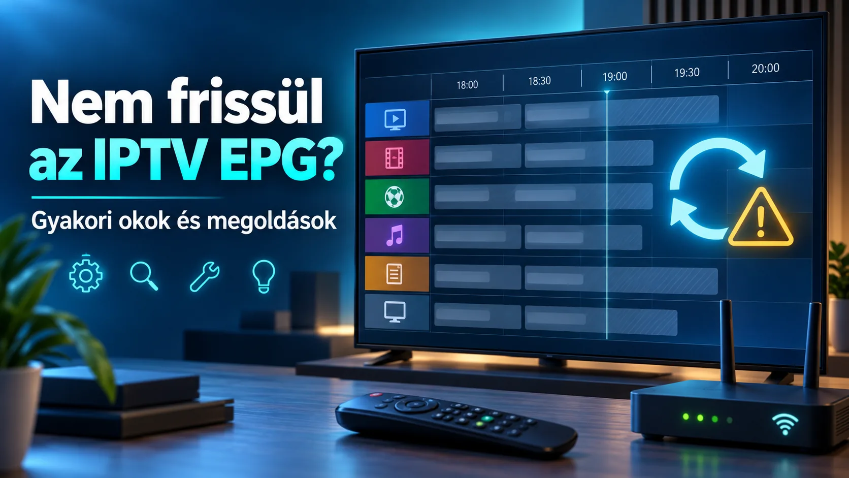 iptv epg nem frissül — Nem frissül az IPTV EPG? Gyakori okok és megoldások