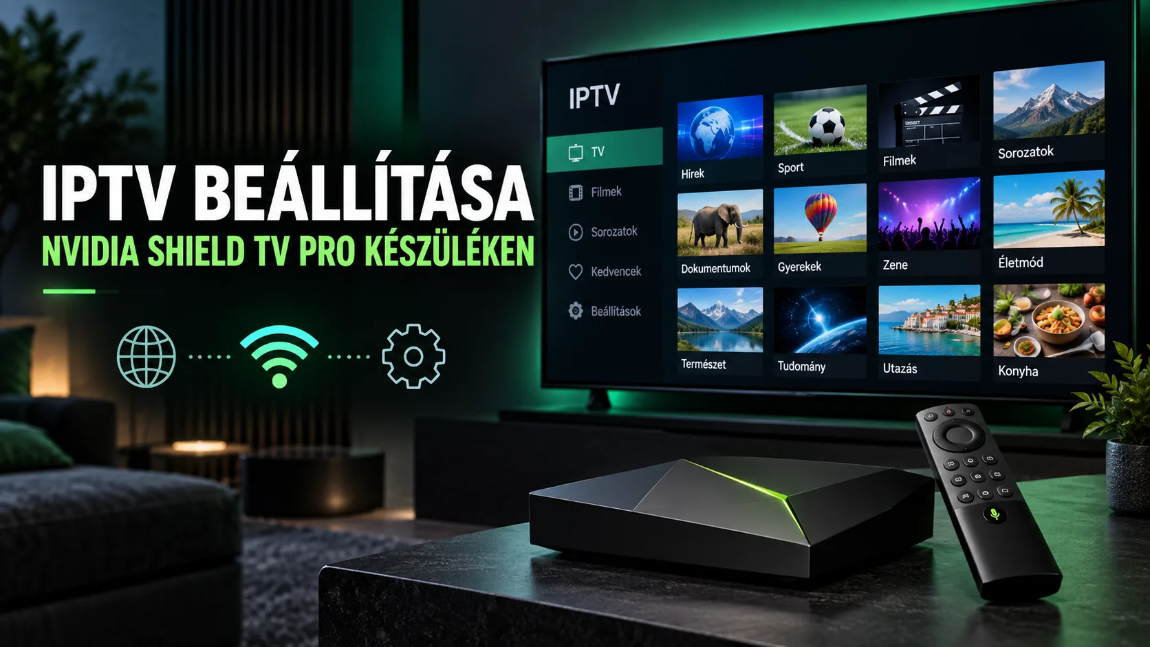 iptv nvidia shield tv pro beállítás — IPTV beállítása Nvidia Shield TV Pro készüléken