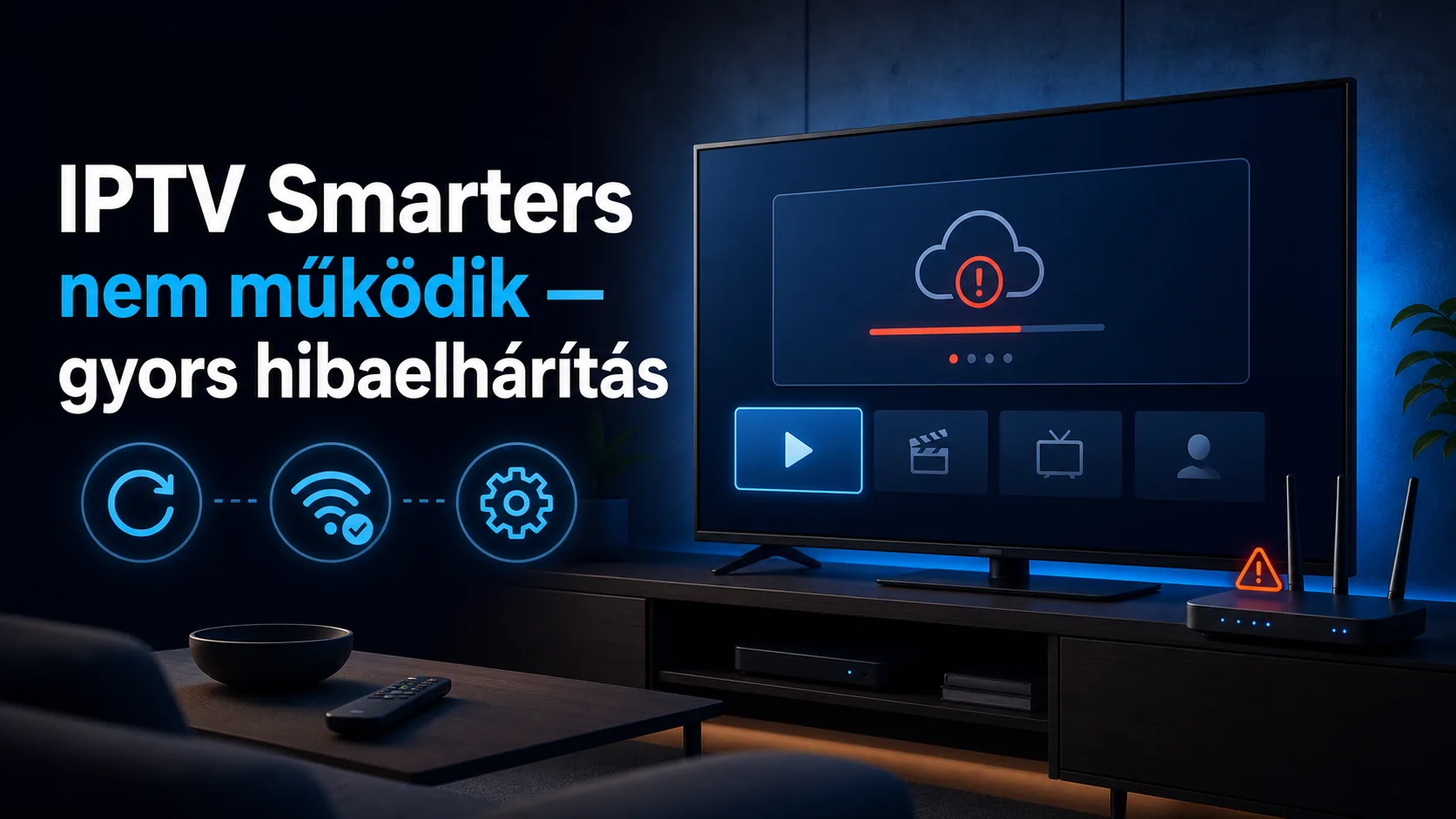 iptv smarters nem működik — IPTV Smarters nem működik — gyors hibaelhárítás