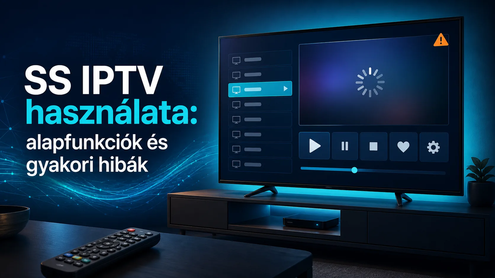 ss iptv használata — SS IPTV használata: alapfunkciók és gyakori hibák
